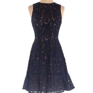 COPY - Banana Republic navy blue lace dress size 6
